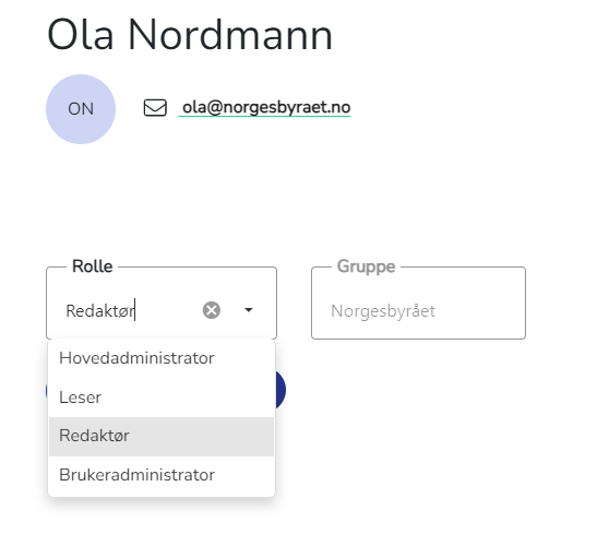 roller leder redaktør